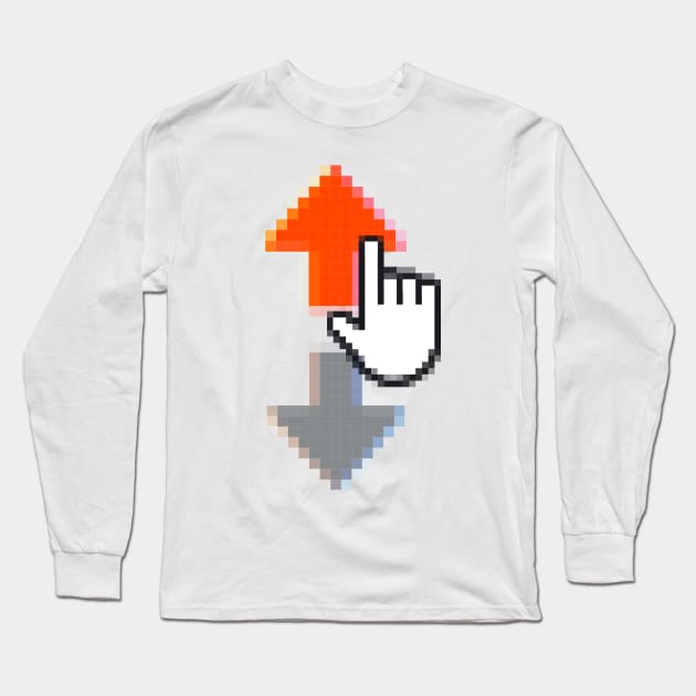 Upvote me Long Sleeve T-Shirt by Pounez